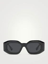 Medusa Biggie Rectangular Sunglasses