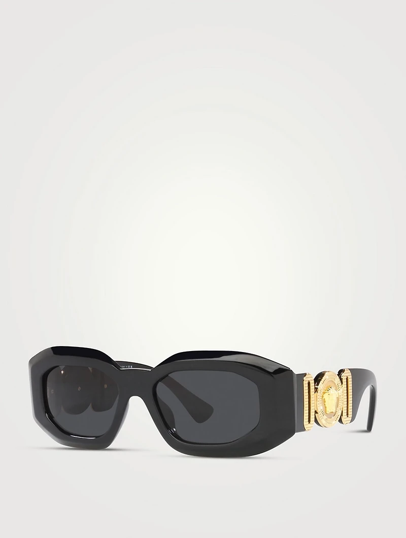 Medusa Biggie Rectangular Sunglasses