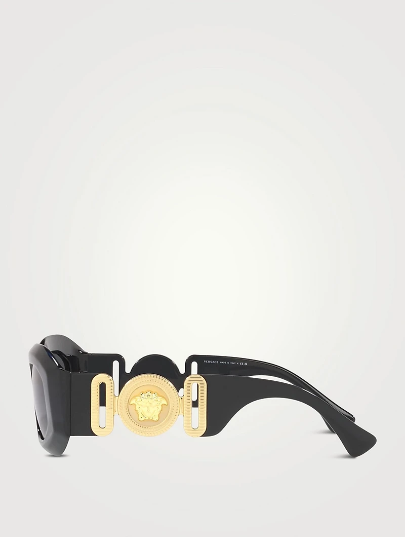 Medusa Biggie Rectangular Sunglasses