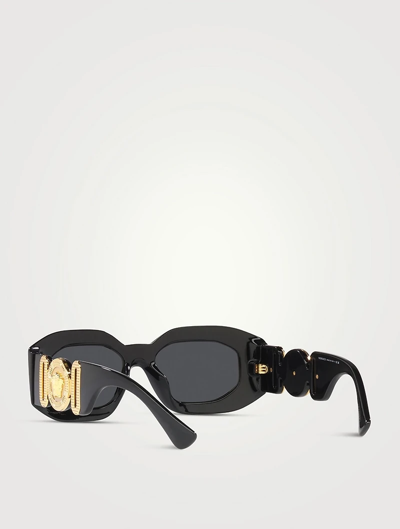 Medusa Biggie Rectangular Sunglasses
