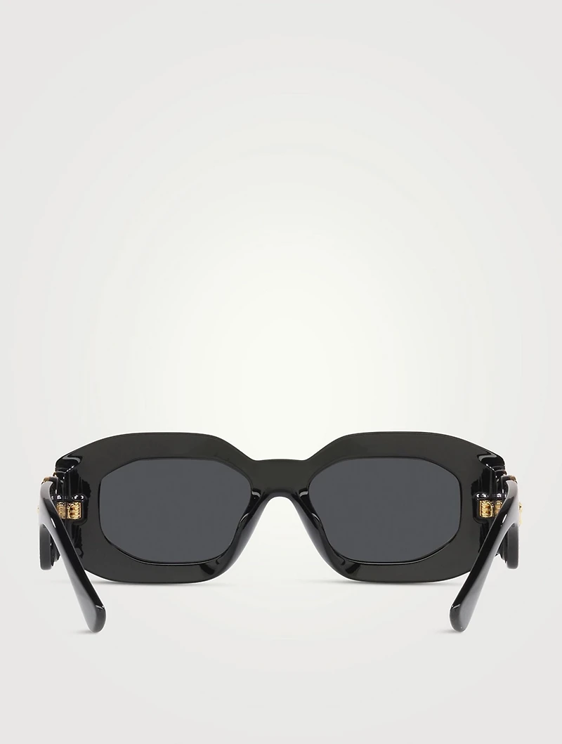 Medusa Biggie Rectangular Sunglasses