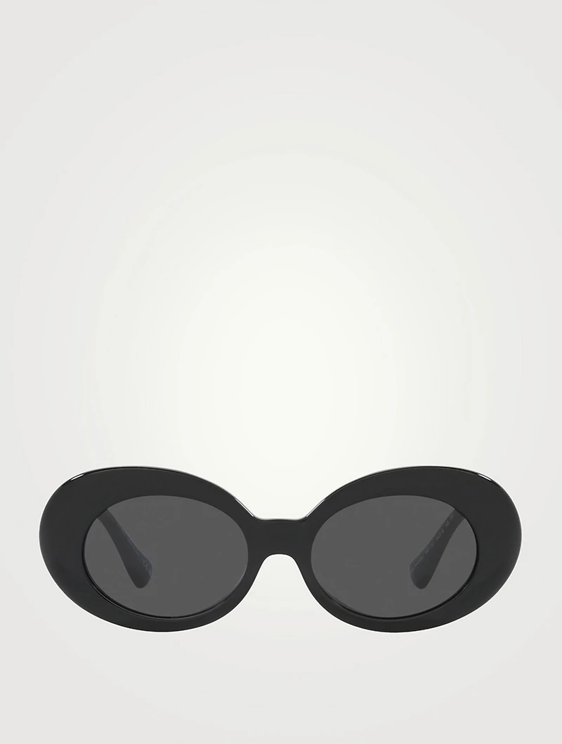 Maxi Medusa Biggie Oval Sunglasses