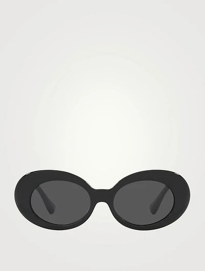 Maxi Medusa Biggie Oval Sunglasses