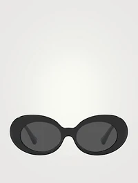 Maxi Medusa Biggie Oval Sunglasses