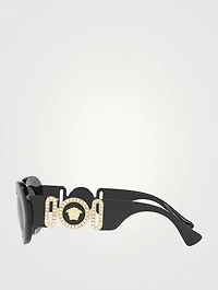 Maxi Medusa Biggie Oval Sunglasses