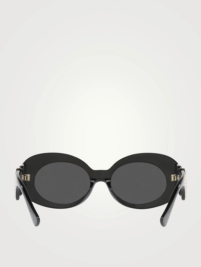 Maxi Medusa Biggie Oval Sunglasses