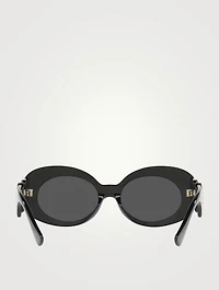 Maxi Medusa Biggie Oval Sunglasses