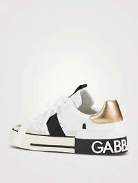 2.Zero Custom Leather Sneakers