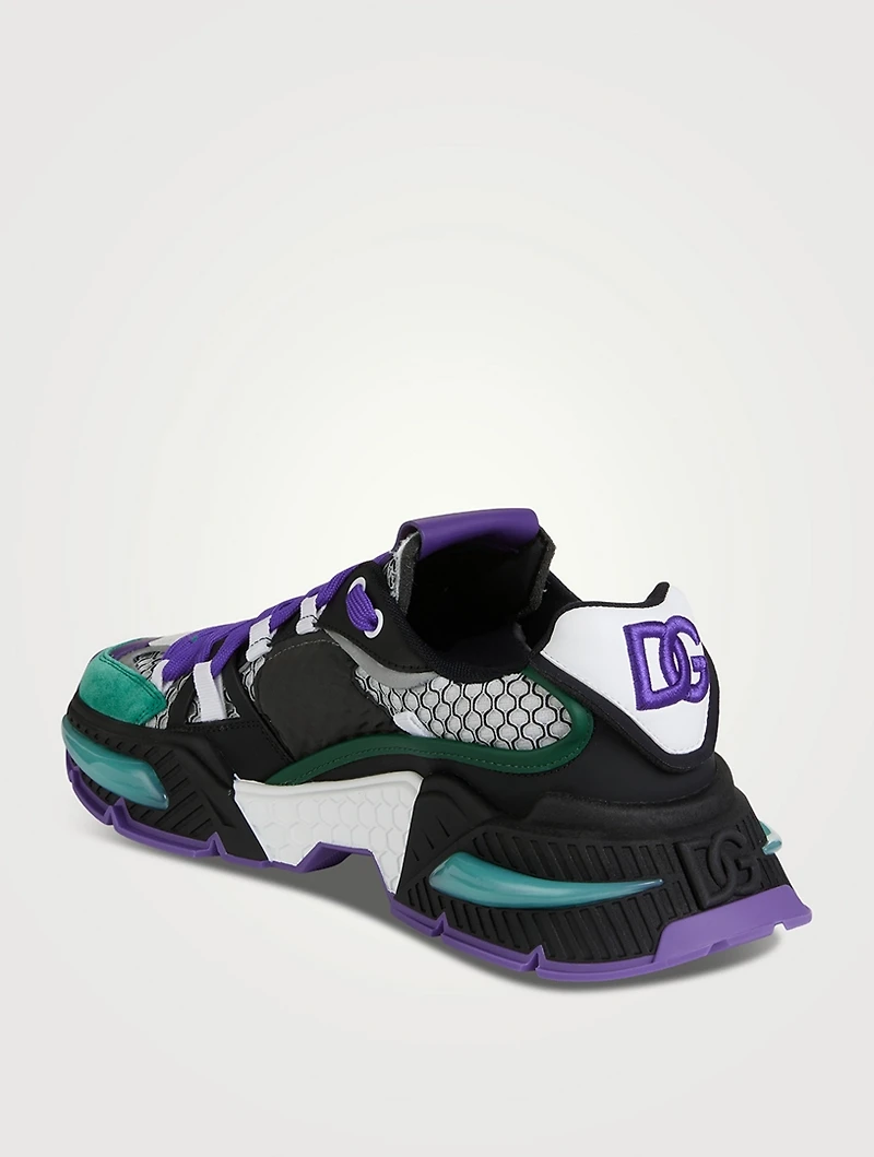 Airmaster Mixed-Material Sneakers