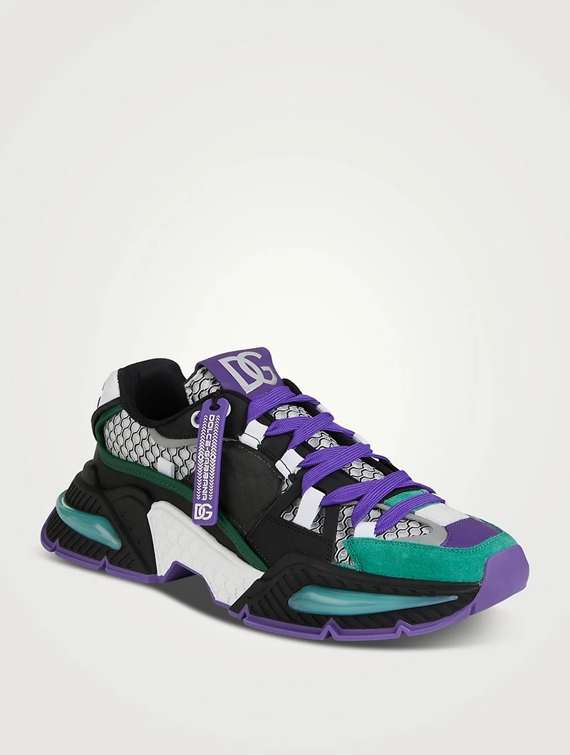 Airmaster Mixed-Material Sneakers