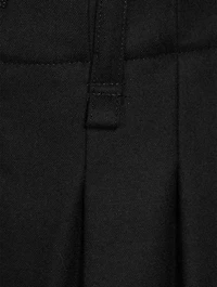 Pleated Wide-Leg Trousers
