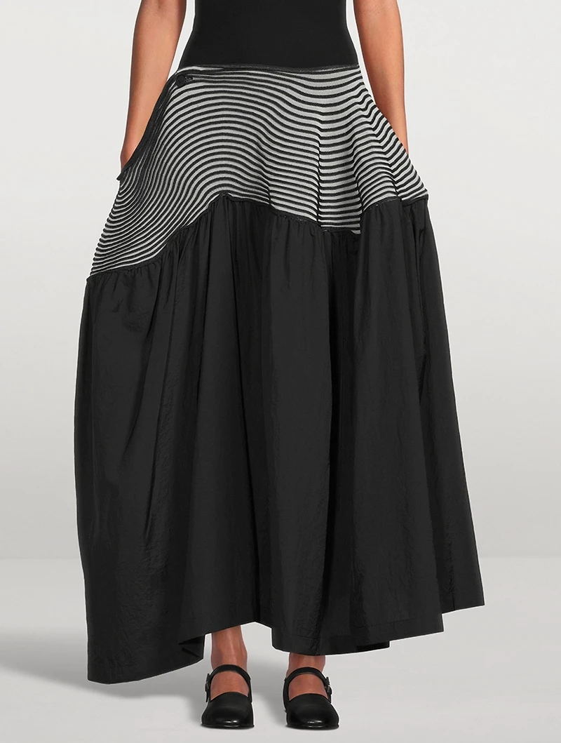 Winding Maxi Skirt