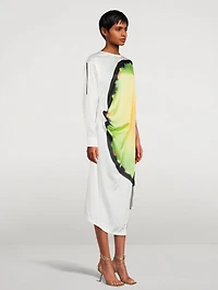 Slice One-Sleeve Dress