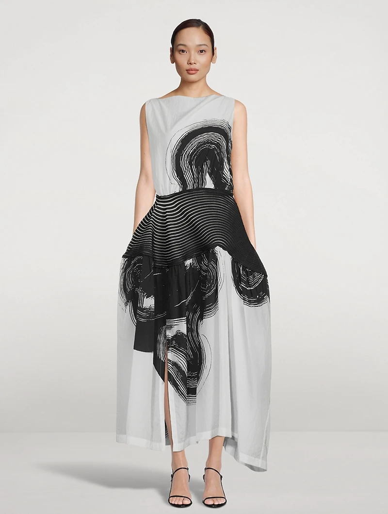 Winding Sleeveless Dress