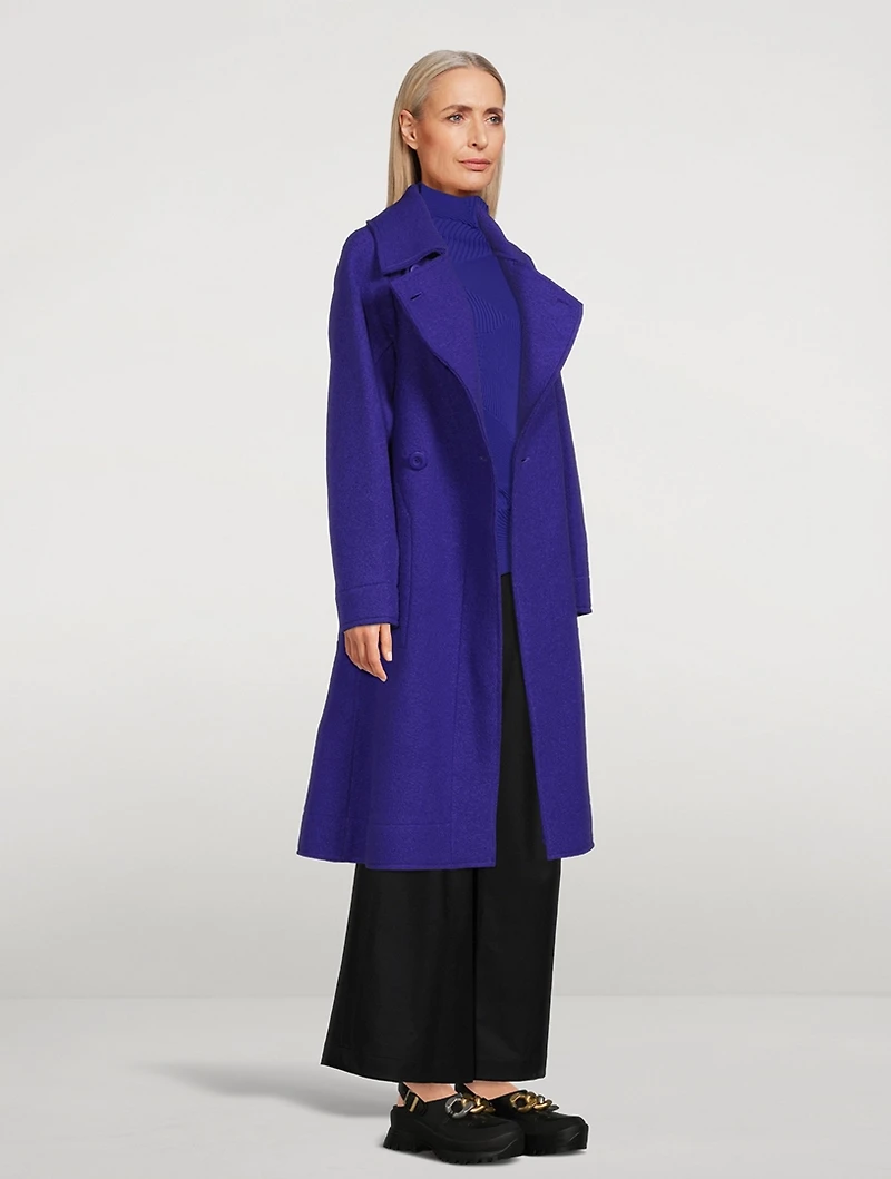 Wool Earth Belted Coat