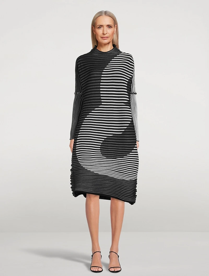 Meander Knit Midi Dress