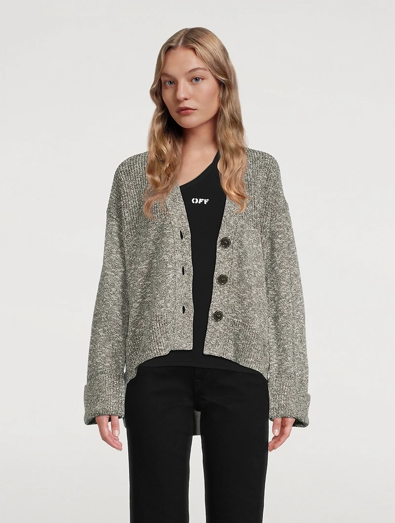 Diagonal Languid Cardigan