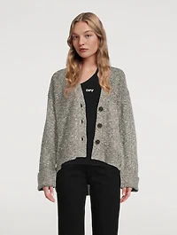Diagonal Languid Cardigan