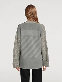 Diagonal Languid Cardigan