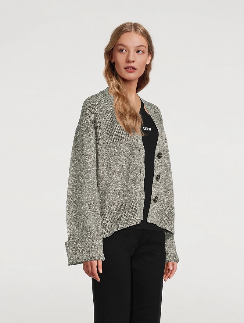 Diagonal Languid Cardigan