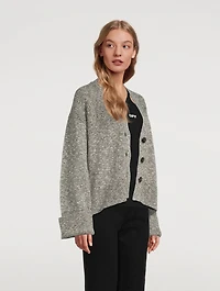 Diagonal Languid Cardigan