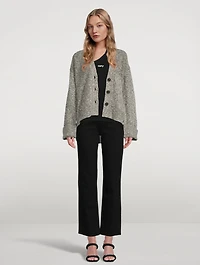 Diagonal Languid Cardigan