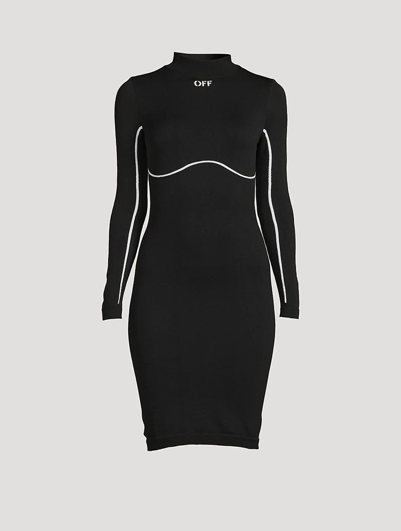 Long-Sleeve Mini Dress