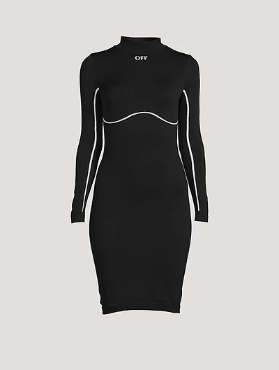 Long-Sleeve Mini Dress