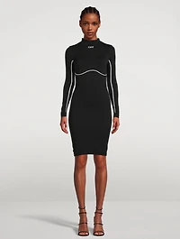 Long-Sleeve Mini Dress