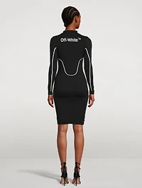 Long-Sleeve Mini Dress