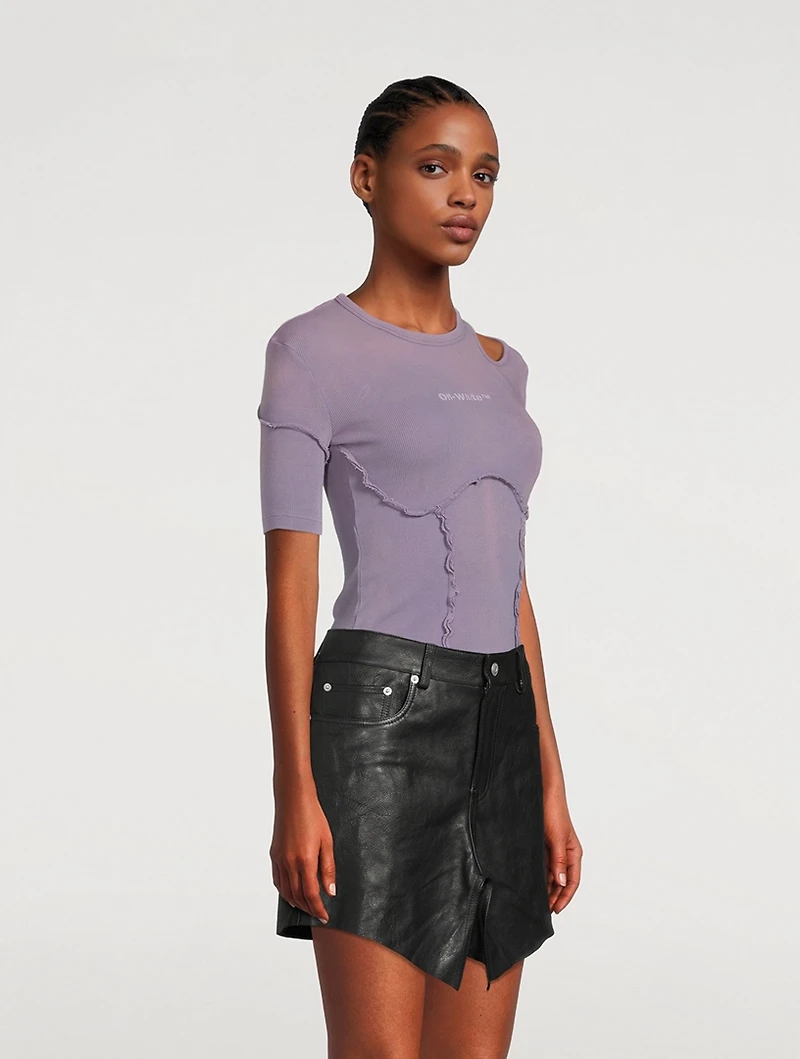 Organic Laundry Cut-Out T-Shirt
