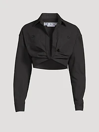 Cropped Cargo Shirt