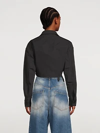 Cropped Cargo Shirt