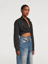 Cropped Cargo Shirt