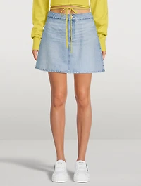 Ms. Triarchy Denim Mini Skirt
