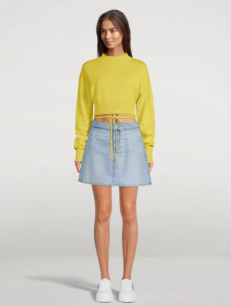 Ms. Triarchy Denim Mini Skirt