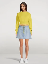 Ms. Triarchy Denim Mini Skirt