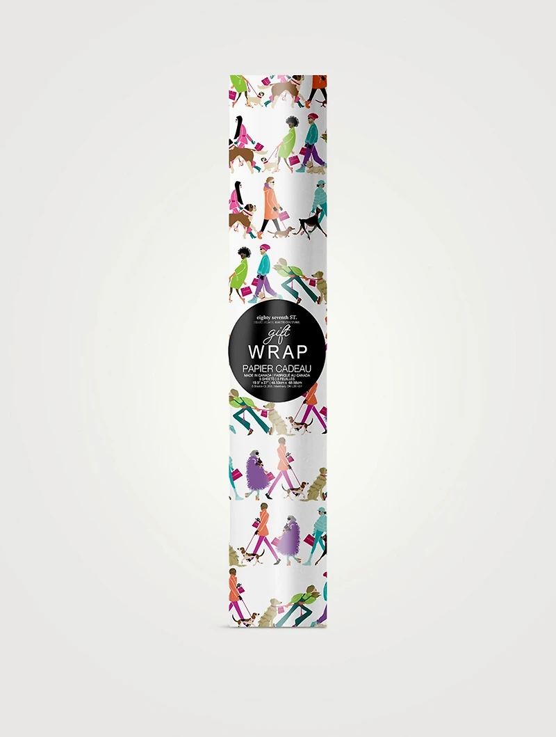 Canine Customers Wrapping Paper