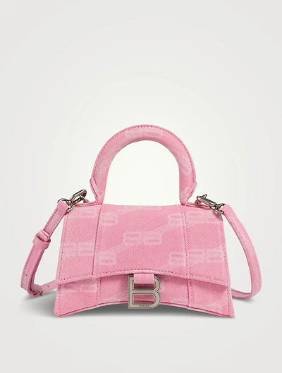 XS Hourglass BB Monogram Canvas Top Handle Bag