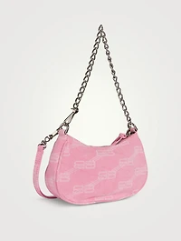 Mini La Cagole BB Monogram Canvas Chain Wallet