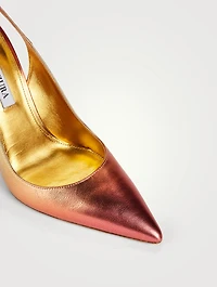 Bow Tie Nappa Leather Pumps