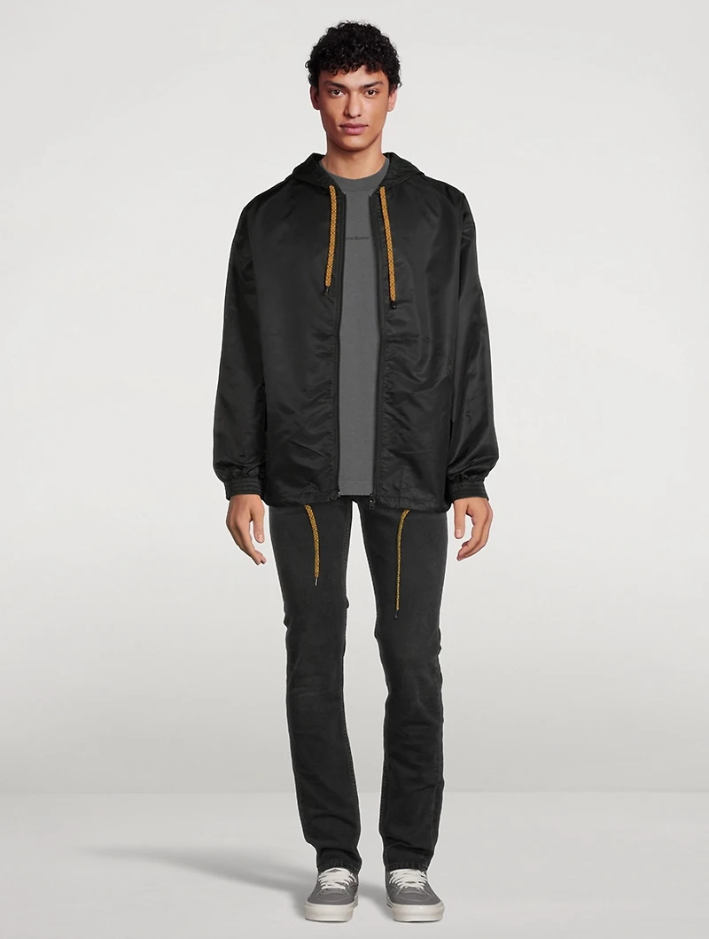 Nylon Rainbow Hooded Jacket