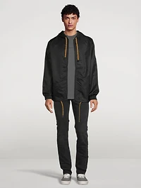 Nylon Rainbow Hooded Jacket