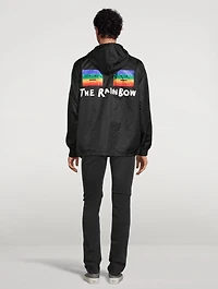 Nylon Rainbow Hooded Jacket