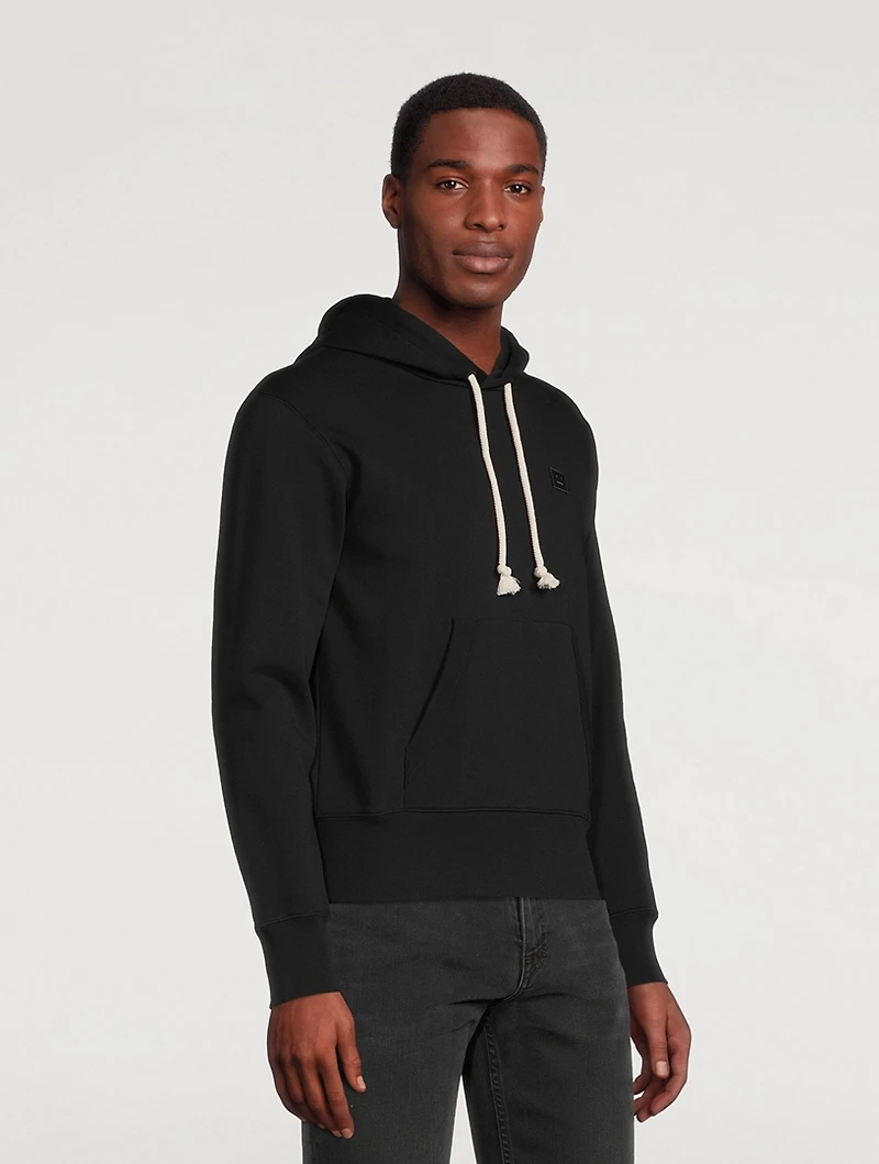 Fleece Hoodie With Face Patch