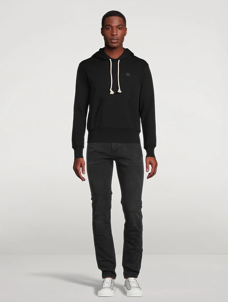 Fleece Hoodie With Face Patch