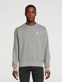 Crewneck Sweatshirt With Face Patch