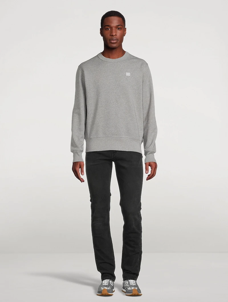 Crewneck Sweatshirt With Face Patch