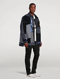 Denim Patchwork Overshirt