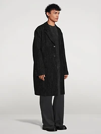 Olio Wool-Blend Donegal Coat